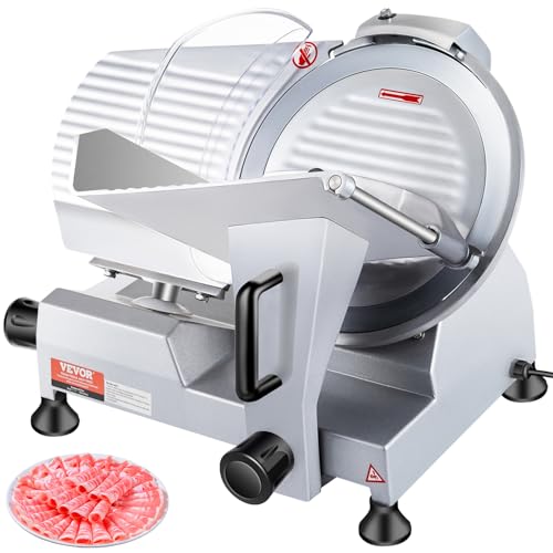 VEVOR 240W Electric Meat Slicer, 10" Blade