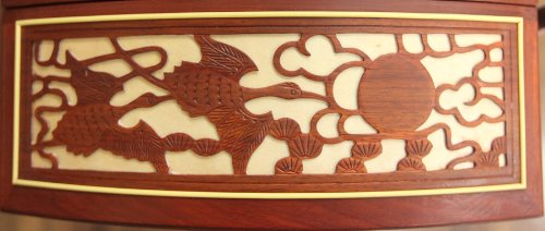 Dunhuang Duo Cranes Guzheng 696D Carved in Sun