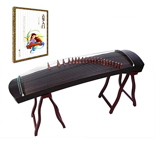 OrientalMusicSanctuary Black Sandalwood Travel Guzheng - Tutorial Included