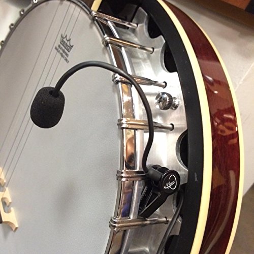 Myers Feather Openback Banjo Pickup with Flexible Gooseneck