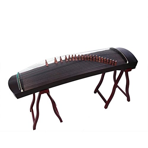 OrientalMusicSanctuary Black Sandalwood Travel Guzheng - Tutorial Included