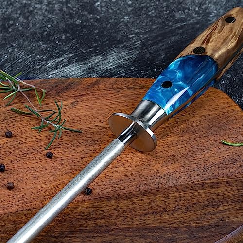 SENKEN 15-Piece Damascus Tsunami Collection Knife Set