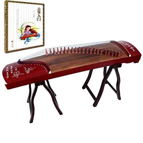 Paulownia Travel Guzheng - Rosewood - Tutorial book included