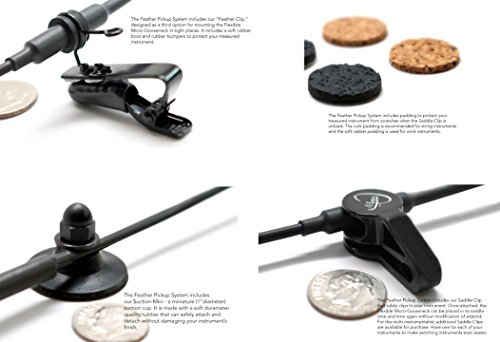 Myers Pickups Feather Banjo Pickup with Micro-Gooseneck