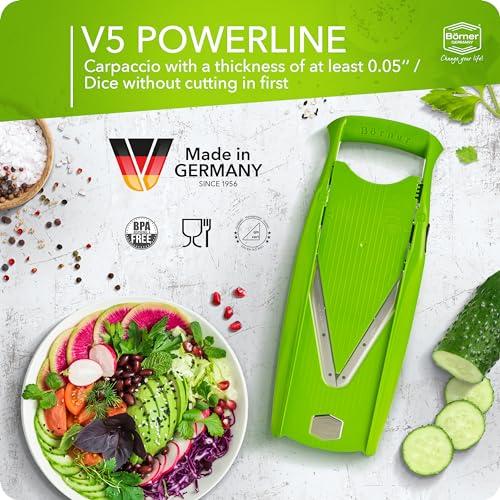 Börner V5 PowerLine Mandoline Slicer Professional Set VIP