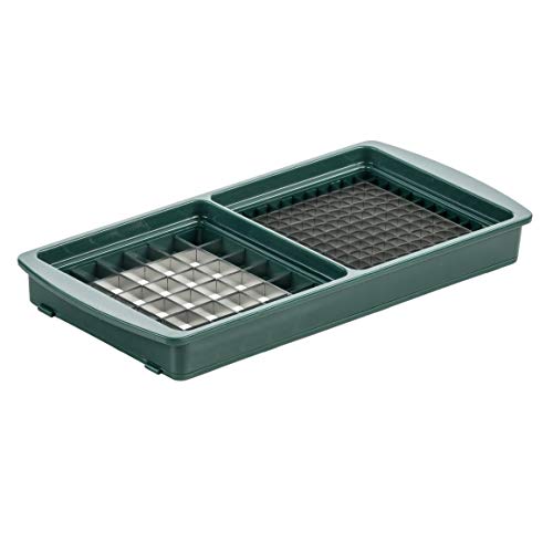 Genius Nicer Dicer Plus 18-Piece Set, Emerald Green