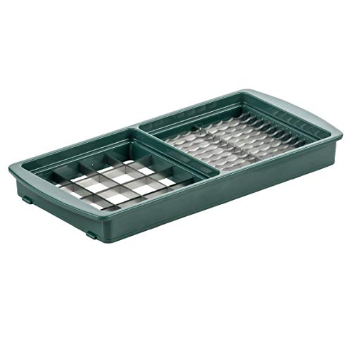 Genius Nicer Dicer Plus 18-Piece Set, Emerald Green