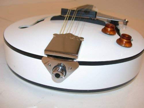 Oscar Schmidt White A-Style Mandolin with Case