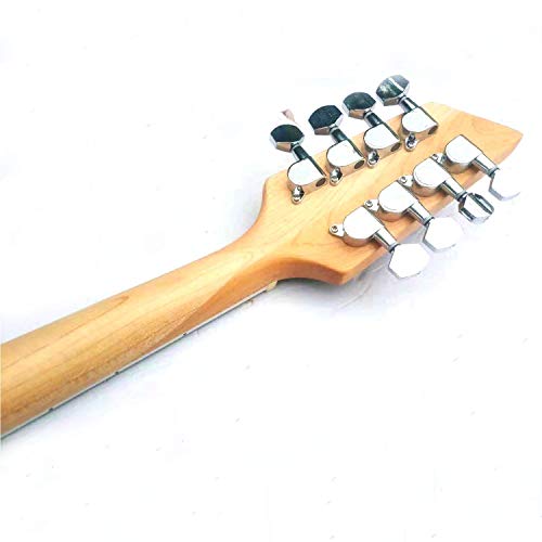 Black Batking 8 String Acoustic Electric Mandocaster