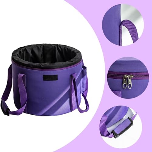 YongFei Purple Crystal Singing Bowl Case for 6-12 inch