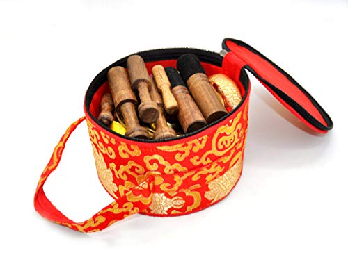 Chakra Healing Singing Bowl Set with Symbols & Accessories