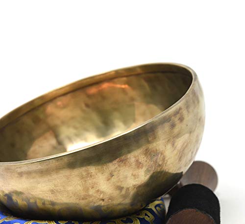 Large Tibetan Singing Bowl Set for Mindfulness Meditation