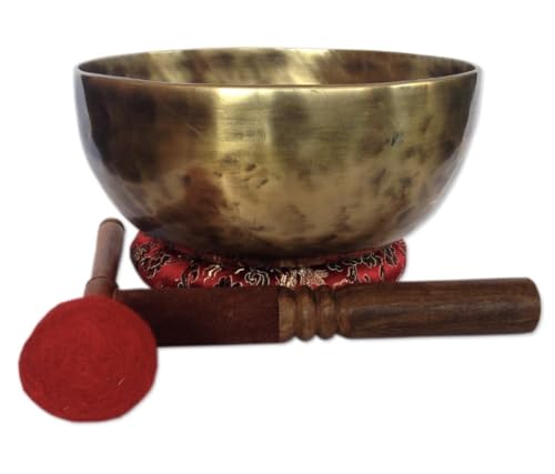 Authentic Tibetan Handmade Meditation Singing Bowl Set 7.5