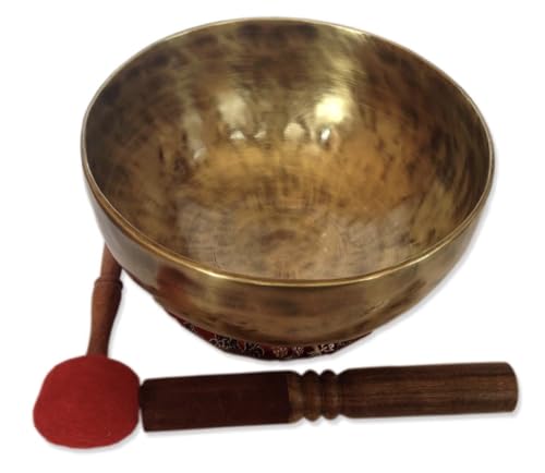 Authentic Tibetan Handmade Meditation Singing Bowl Set 7.5