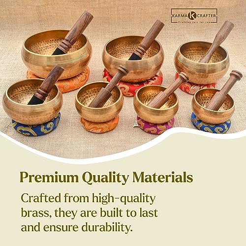 7 Planet Tibetan Singing Bowl Set for Meditation & Yoga