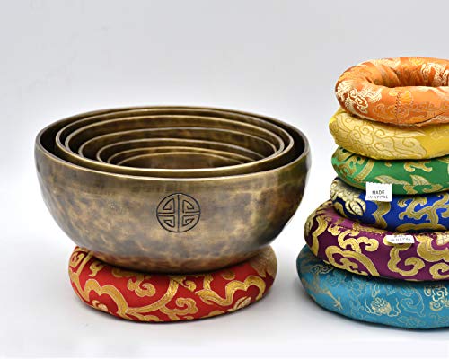 Professional 7-Piece Full Moon Singing Bowl Set