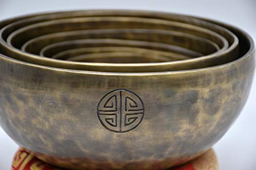 Professional 7-Piece Full Moon Singing Bowl Set