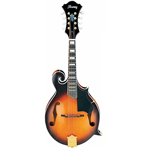 Ibanez F-Style Mandolin, Brown Sunburst VIP Shine Gloss