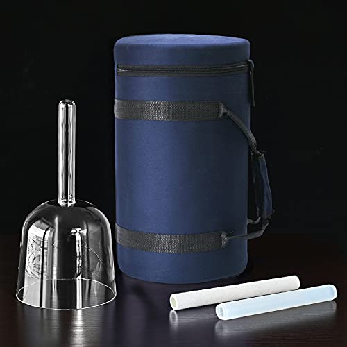 7" E Note Clear Quartz Crystal Singing Bowl VIP