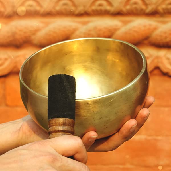 Handmade Tibetan Healing Singing Bowl for Meditation, Yoga