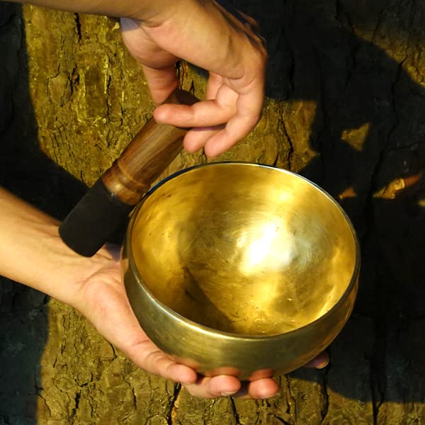 Handmade Tibetan Healing Singing Bowl for Meditation, Yoga