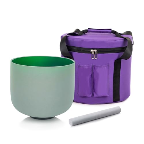 Set of 3 Crystal Singing Bowls in Multiple Colors