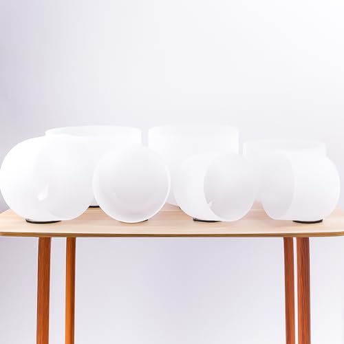 432Hz Chakra Tuned Set of 7 Crystal Bowls