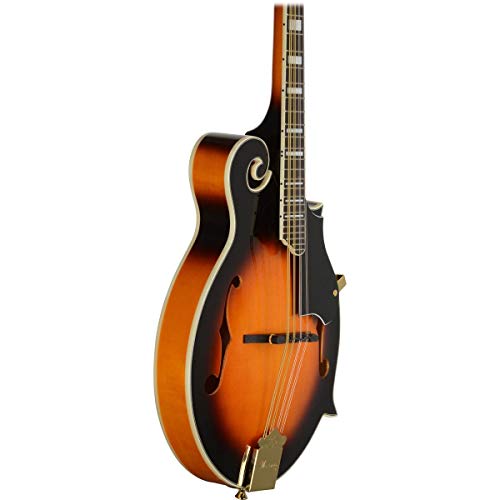 Ibanez F-Style Mandolin, Brown Sunburst VIP Shine Gloss