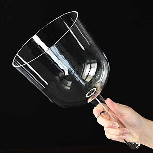 7" E Note Clear Quartz Crystal Singing Bowl VIP