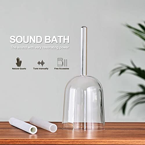 CVNC 6 Inch F Note Quartz Crystal Singing Bowl