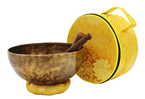 Khusi 9" Master Healing Tibetan Singing Bowls Set