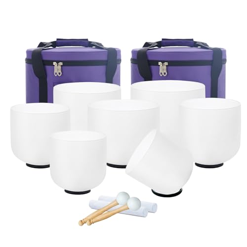 Chakra Set of 7 Crystal Singing Bowls VIP