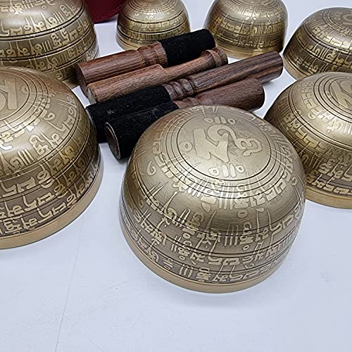 Khusi Tibetan singing bowls chakra sets - divine sounds