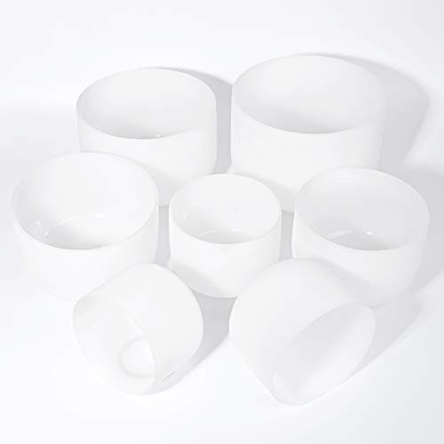 432 Hz Crystal Singing Bowl Set - 7 PCS