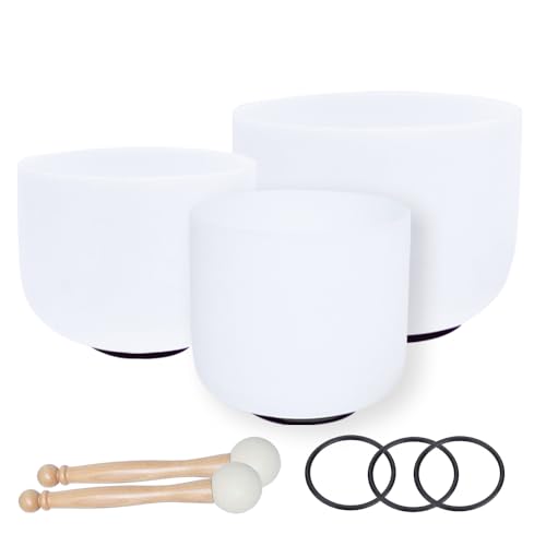 ENERGYSOUND 432Hz 11", 9", 7" Quartz Crystal Singing Bowl