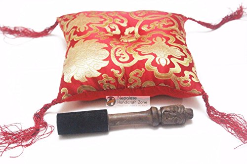 8" Handmade Tibetan Meditation Singing Bowl Set