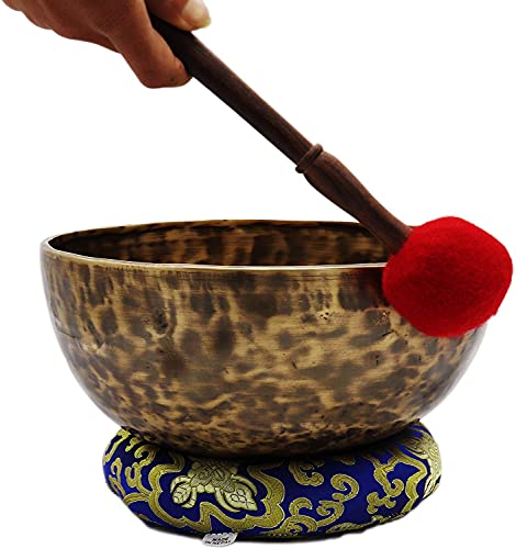 Khusi 9" Master Healing Tibetan Singing Bowls Set