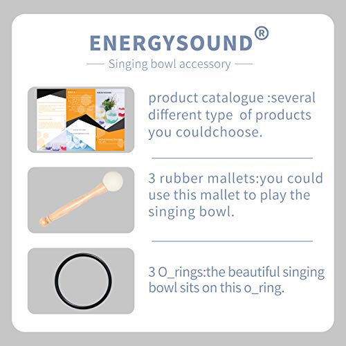 ENERGYSOUND 432Hz 11", 9", 7" Quartz Crystal Singing Bowl