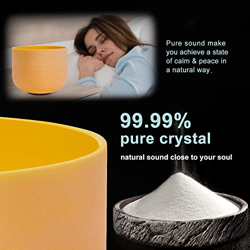 7-Piece Set Crystal Singing Bowl Sound Healing Kit