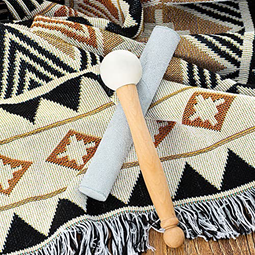 Quartz Crystal Singing Bowls Set for Mindfulness Meditation