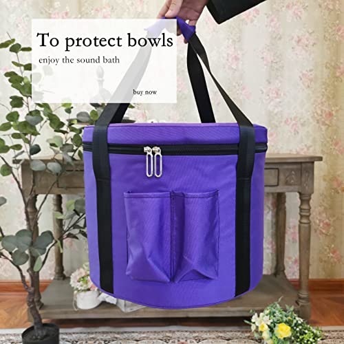 TRAYAYA Set of Two Carry Case Bags for Crystal Singing Bowls