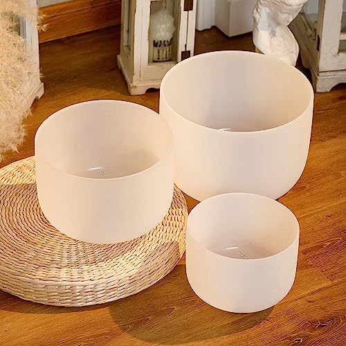 Hye-eun Crystal Singing Bowls Set for Sound Healing