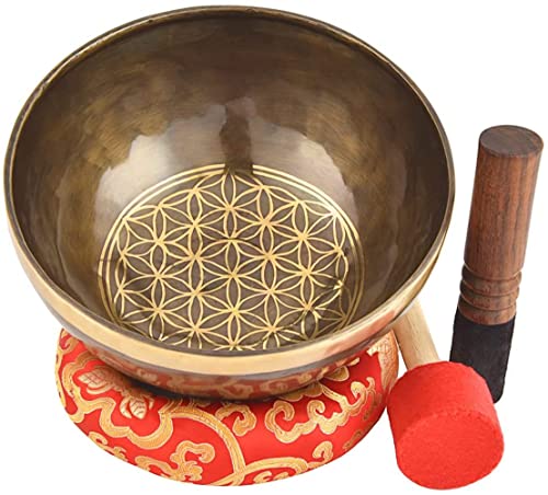 Handmade 8" Meditation Sound Bowl Set from Nepal
