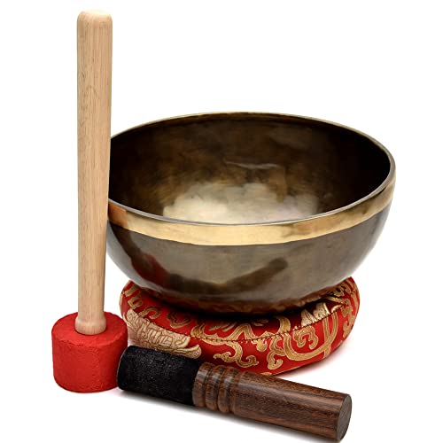 Handmade 8" Meditation Sound Bowl Set from Nepal