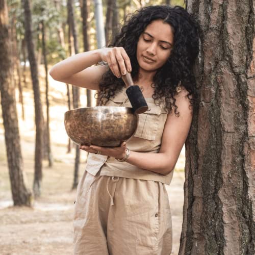 Large Tibetan Singing Bowl Set - Master Healing Grade