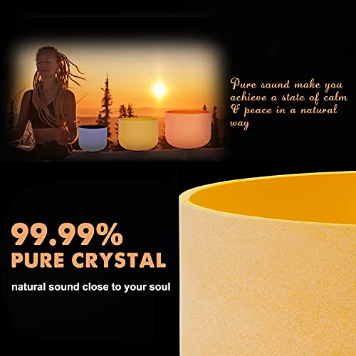 VIP Crystal Singing Bowl Set - A, E, D Notes