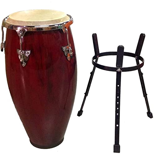 VIP Smart Shopper: Red Wine Conga Drum 11" with Stand