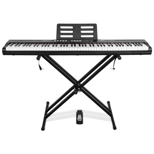 STRICH 88-Key Digital Piano Keyboard with Stand - VIP Smart Shopper