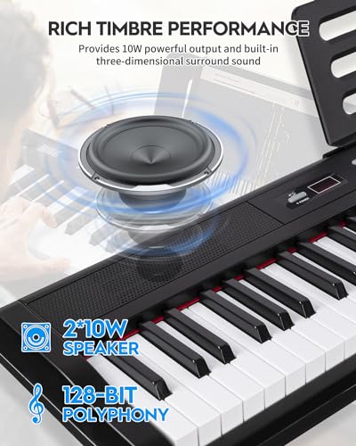 STRICH 88-Key Digital Piano Keyboard with Stand - VIP Smart Shopper