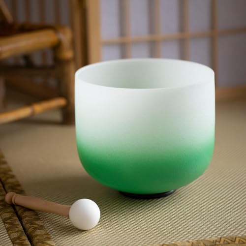 Hye-eun Crystal Singing Bowls Set, 432hz Gradient